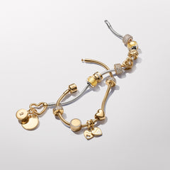 Pandora Moments 14 Karat Gold Plated Heart Charm 763439C00