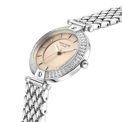 Parte Di Me Orologio Rond Women'sWatch Silver-coloured and Taupe PDM09009