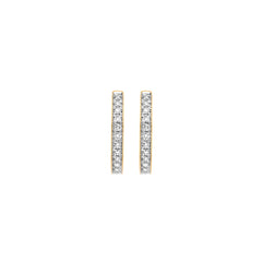Blush Diamonds 14 karat gold Hoop Earrings 7612BDI