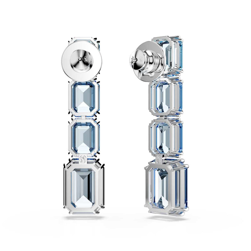 Swarovski Millenia Blue Coloured Ear Studs 5696516-zoom-