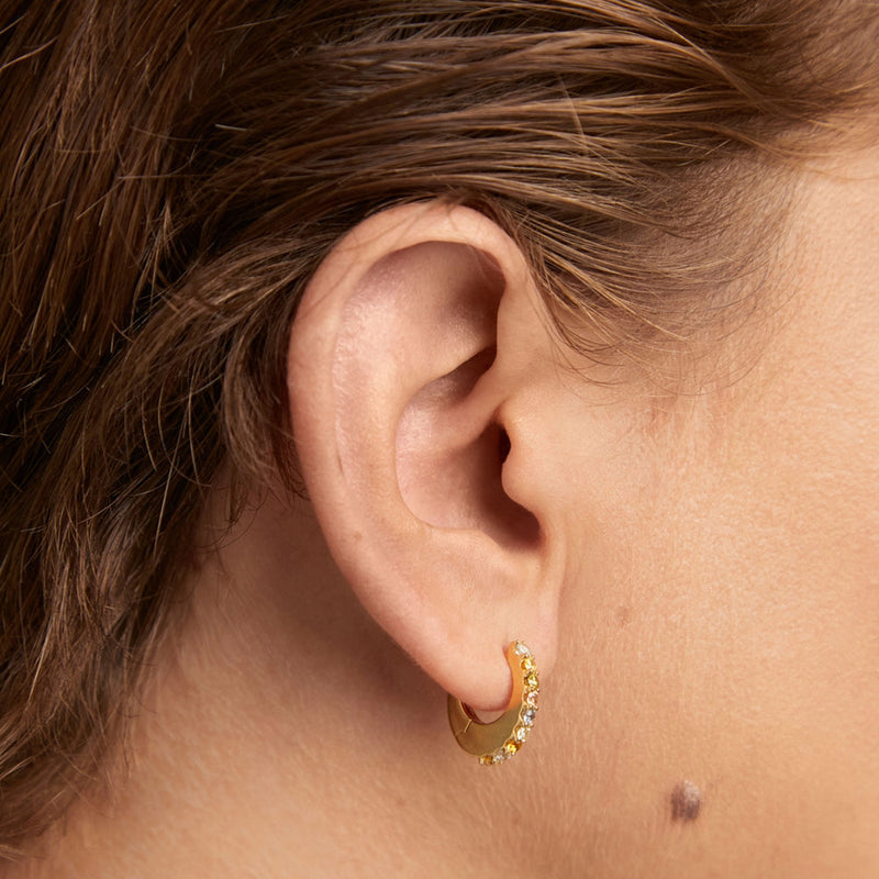 P D Paola Color 925 Sterling Silver Earrings with Gold Plating AR01-B90-U-zoom-