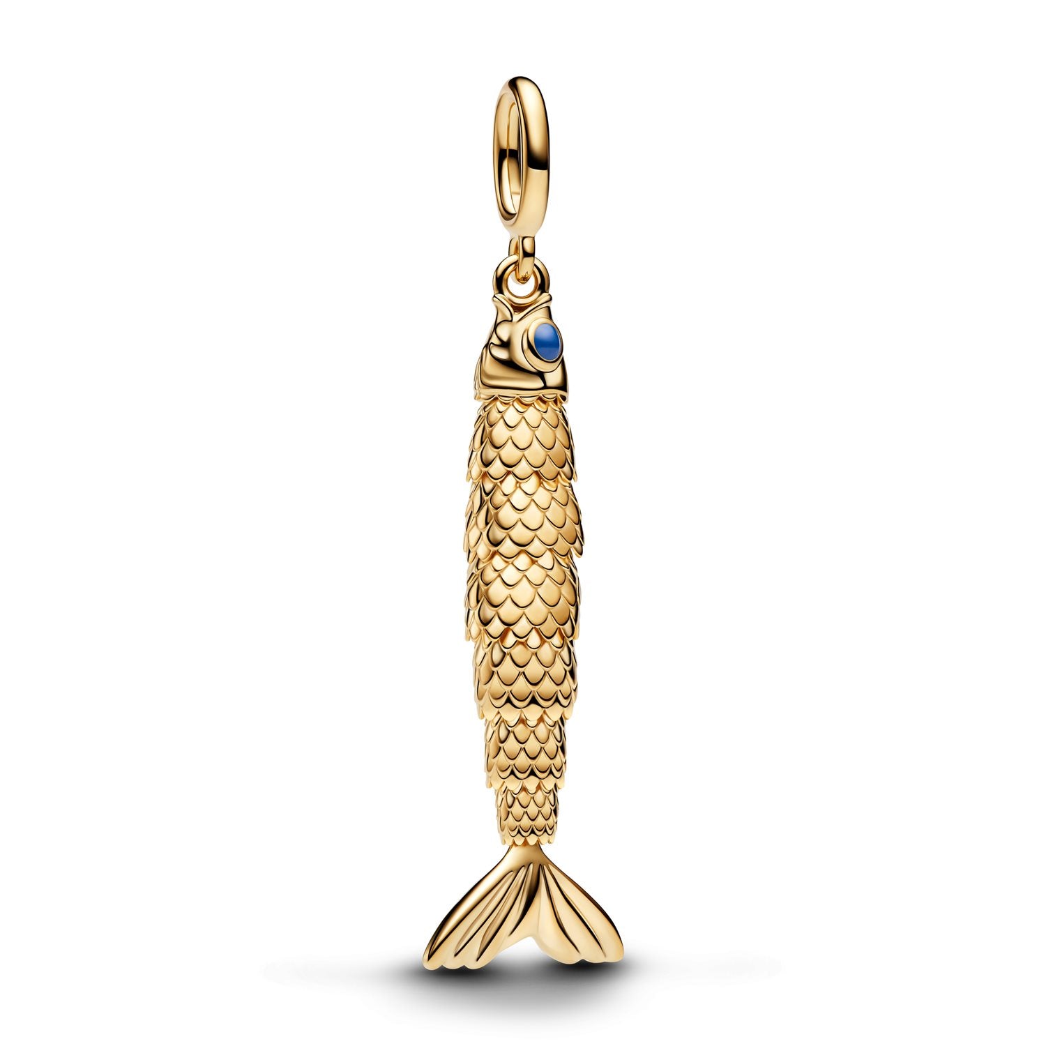Pandora Moments Gold Plated Articulated Fish Dangle Charm 764686C01