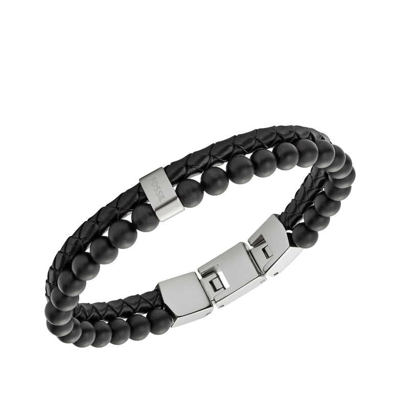 Fossil Townsman Leather Bracelet JF02763040-zoom-