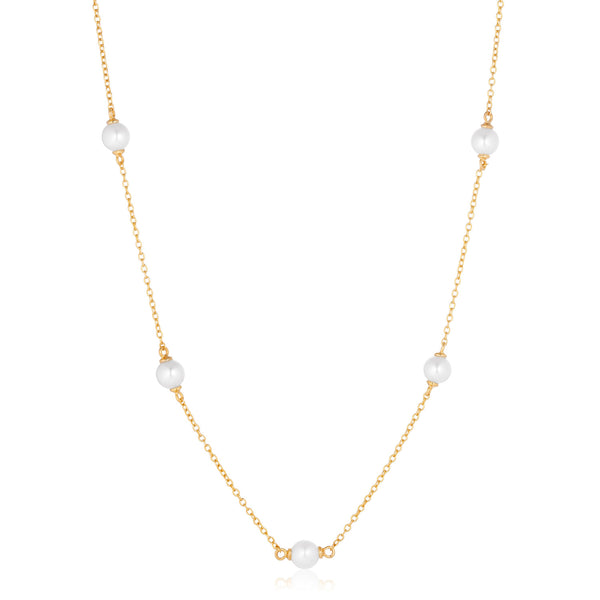 Sif Jakobs Padua 925 Sterling Silver Gold Coloured Cinq SJ-N22225-P-YG