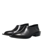 Moschino Zwarte Leren Pumps 2001-A0477071_40