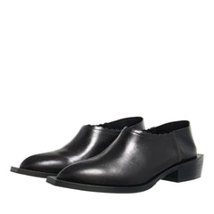 Moschino Zwarte Leren Pumps 2001-A0477071_40