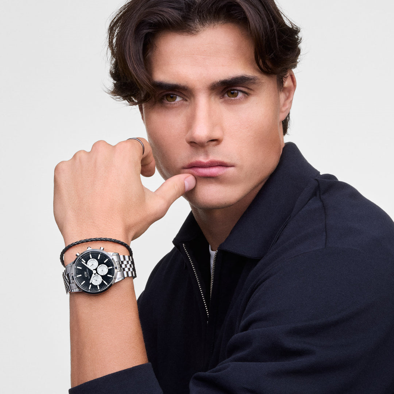 Daniel Wellington Iconic Chronograph Black Men's Watch DW00100873