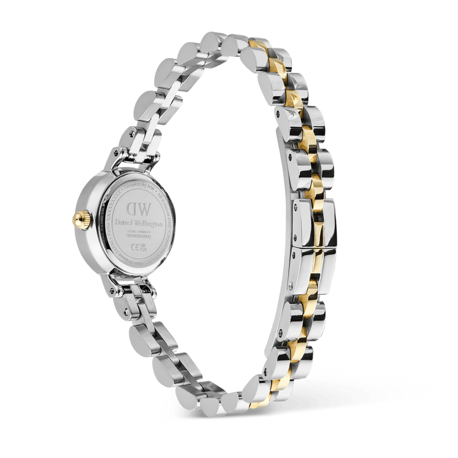 Daniel Wellington Petite Mini Arch 3-Link Bicolor Women's Watch DW00100923