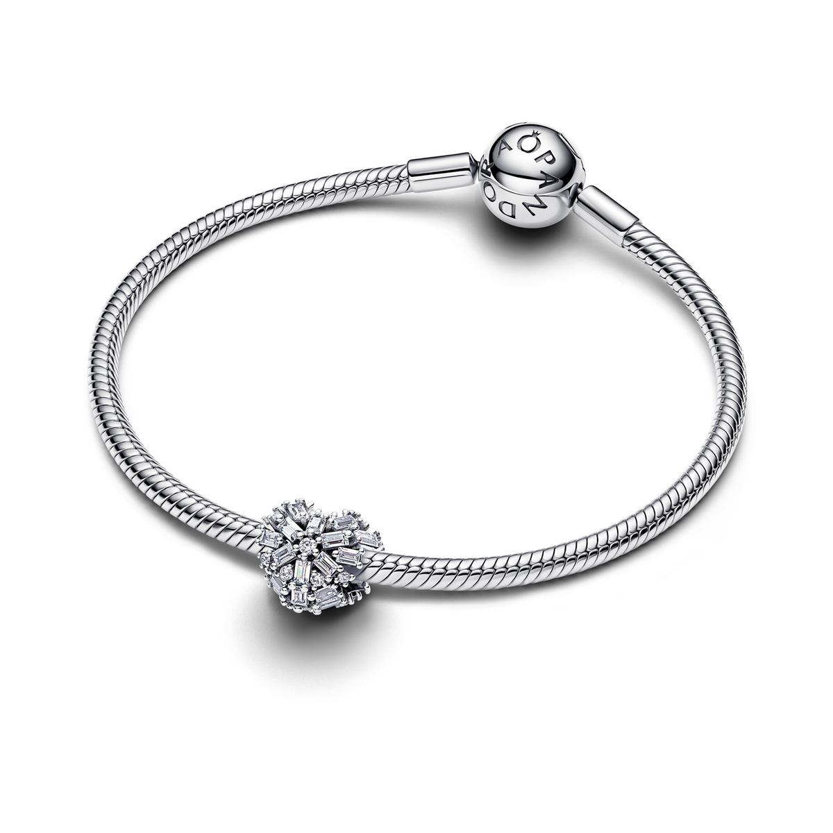 Pandora Moments 925 Sterling Silver Sparkling Heart Charm 794240C01
