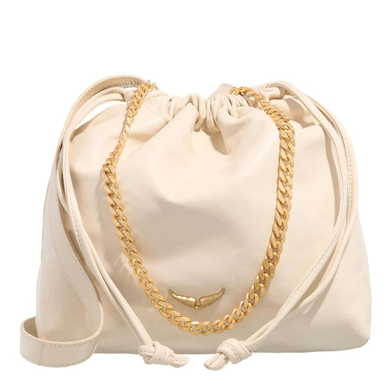 Zadig & Voltaire Rock Today Cream Lamb leather Bucket bag 2001-A0542902-zoom-