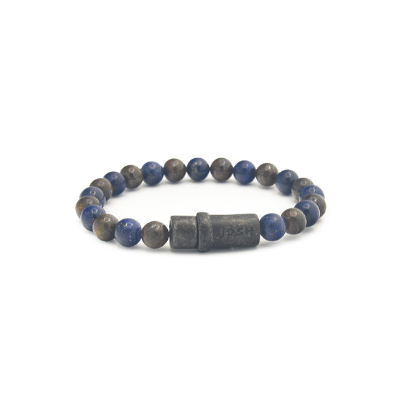 Josh Natural stone Bracelet 09285-BRA-VB/LAPISBR/L-1