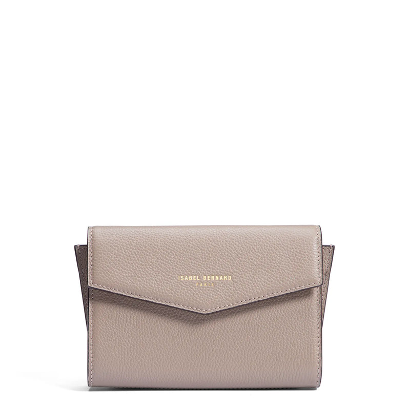 Isabel Bernard Honoré Lina Taupe Clutch Met Afneembare Schouderketting IB21135-078-zoom-