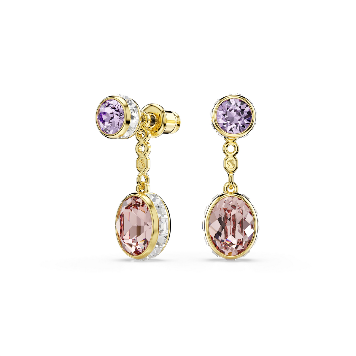 Swarovski Chroma Gold Plated Earrings 5738478