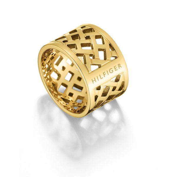 Tommy Hilfiger RVS Ring 2002-TJ2700750D