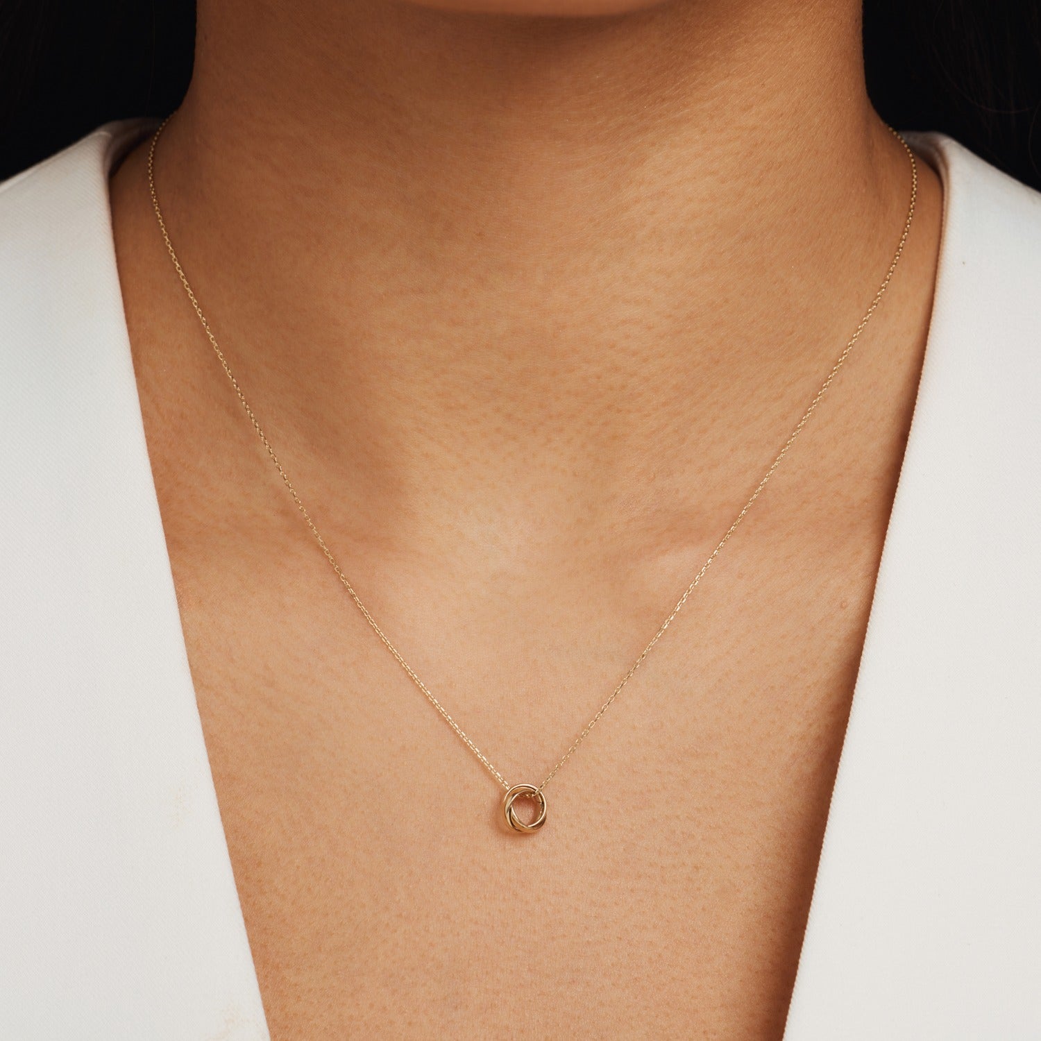Isabel Bernard Rivoli Méline 14 Carat Golden Necklace IB340150