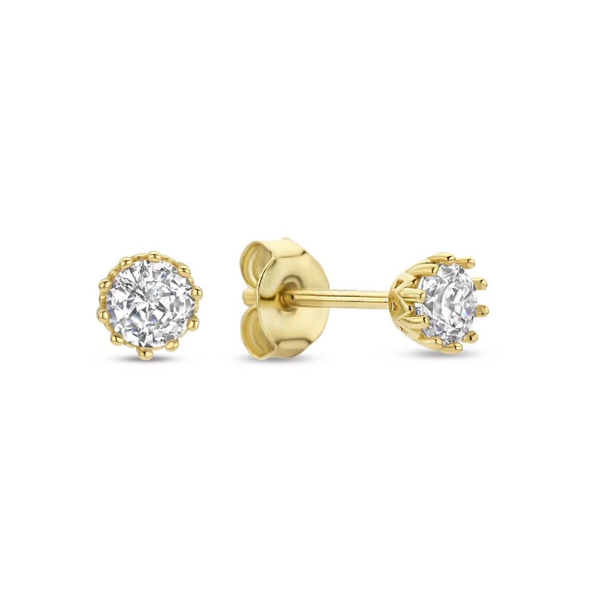 Parte Di Me Cento Luci Mila 925 sterling silver gold-plated Ear Studs PDM36098