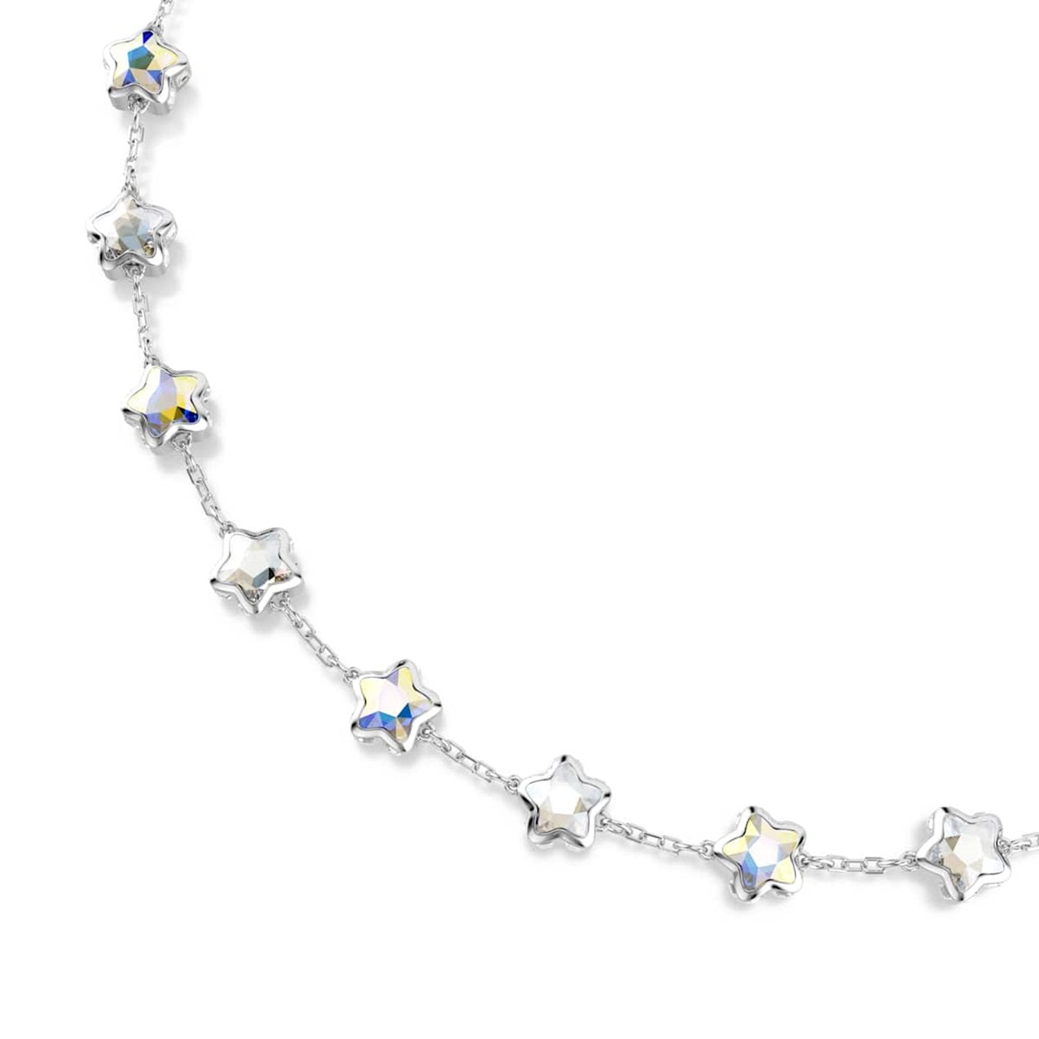 Swarovski Chroma Stars Silver-Tone Necklace 5754183