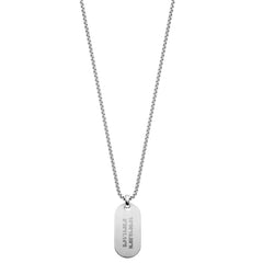 G-STAR ZipPoint Silver Link Necklace GSJ.104.01