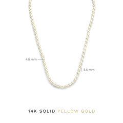 Isabel Bernard Aidee Marissa 14 Carat Golden Necklace IB340086