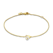 Isabel Bernard Belleville Luna 14 Karaat Gouden Armband IB320020 (Lengte: 16.00-18.00 cm)