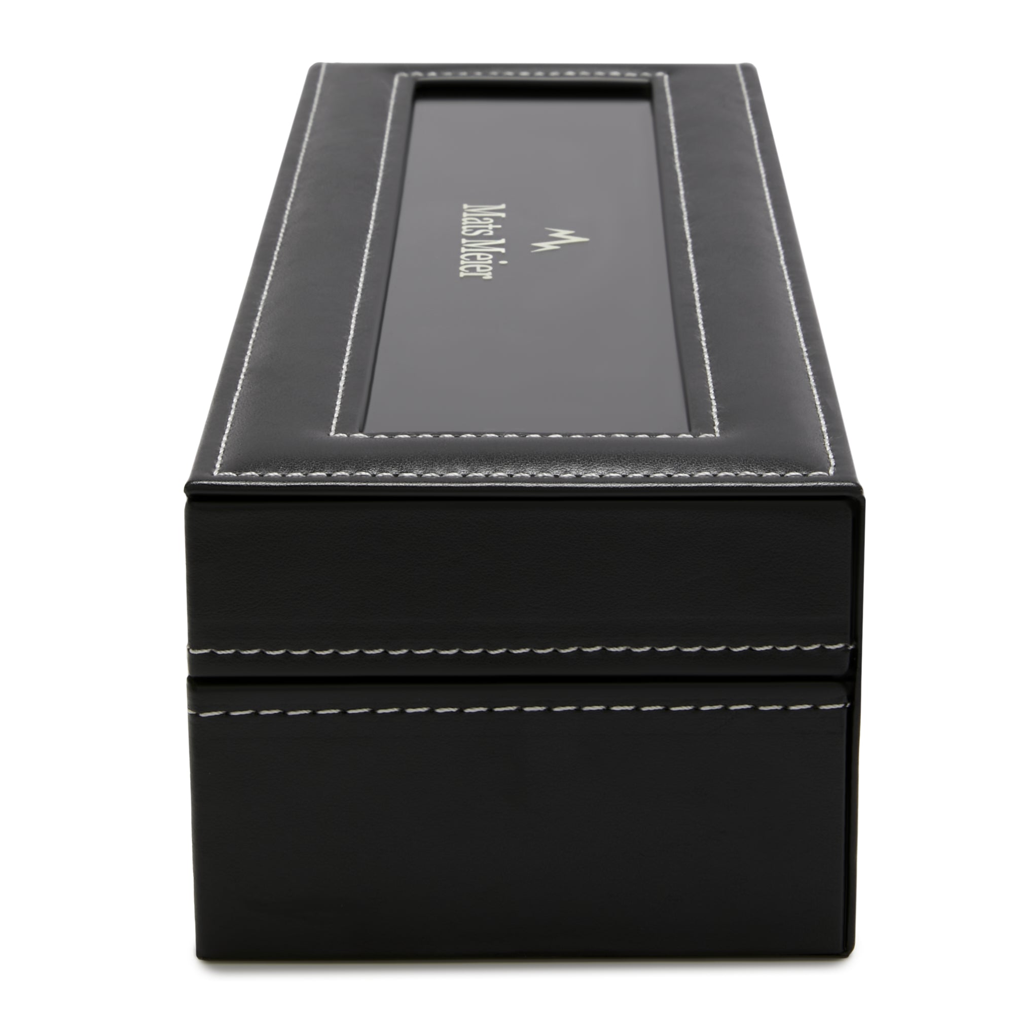 Mont Fort Zwarte Horlogebox voor 6 Horloges Horlogedoos MM