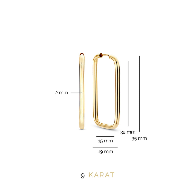 Beloro Jewels La Rinascente Ellisa 9 karaat oorringen BO360058-zoom-