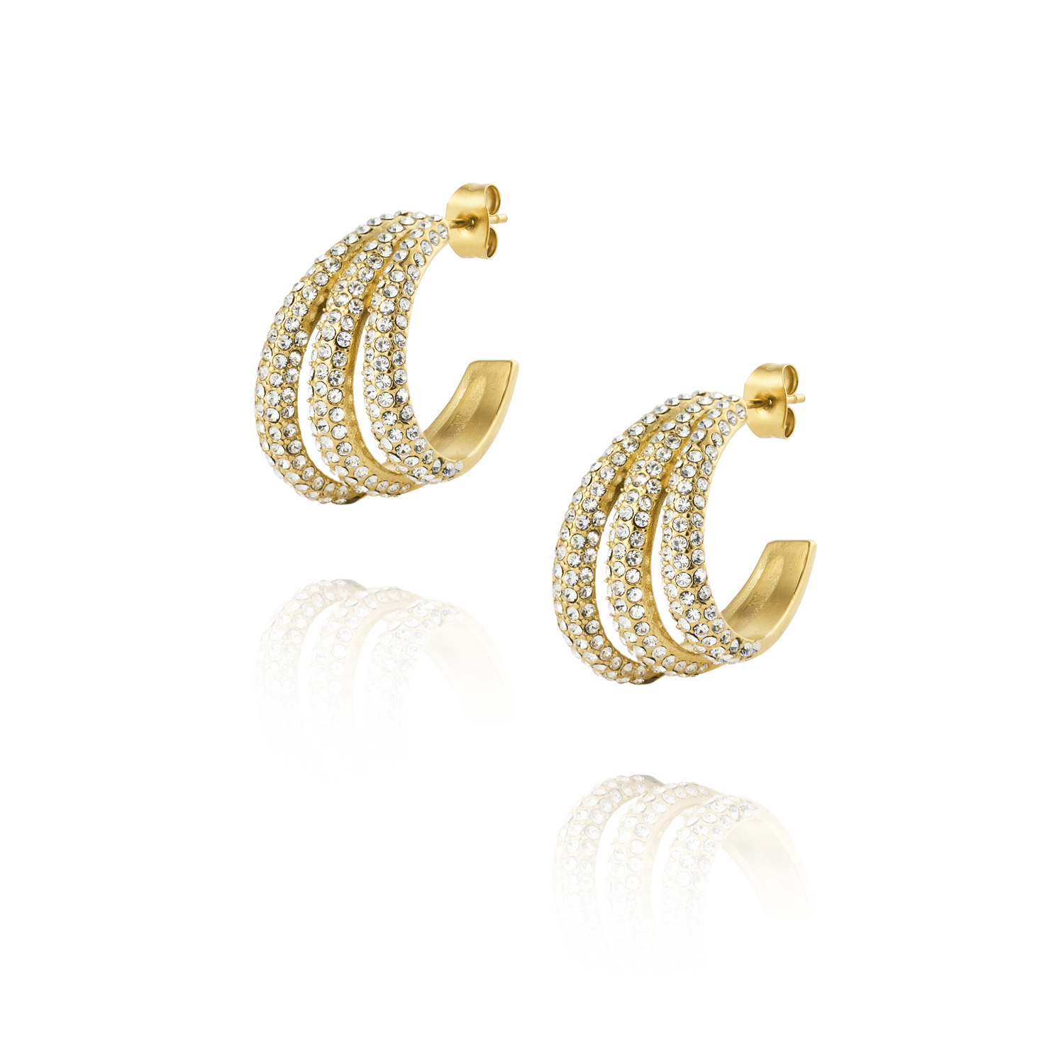 Mockberg Kenza Gold Plated Aurelia Earrings MB1849