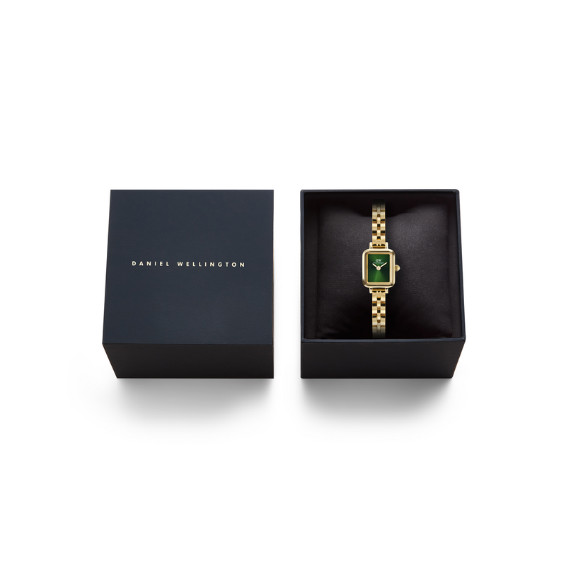 Daniel Wellington Petite & Quadro Mini Arch Emerald Women's Watch DW00100852-zoom-