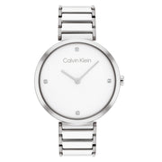 Calvin Klein Minimalistic T-bar Grijs Dames Horloge 2002-CK25200137