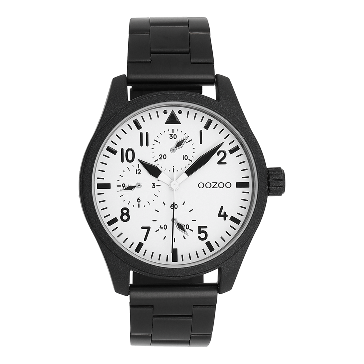OOZOO Timepieces Black and White Men's Watch C11508