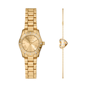 Michael Kors Lexington Goudkleurige Dames Set MK4992SET