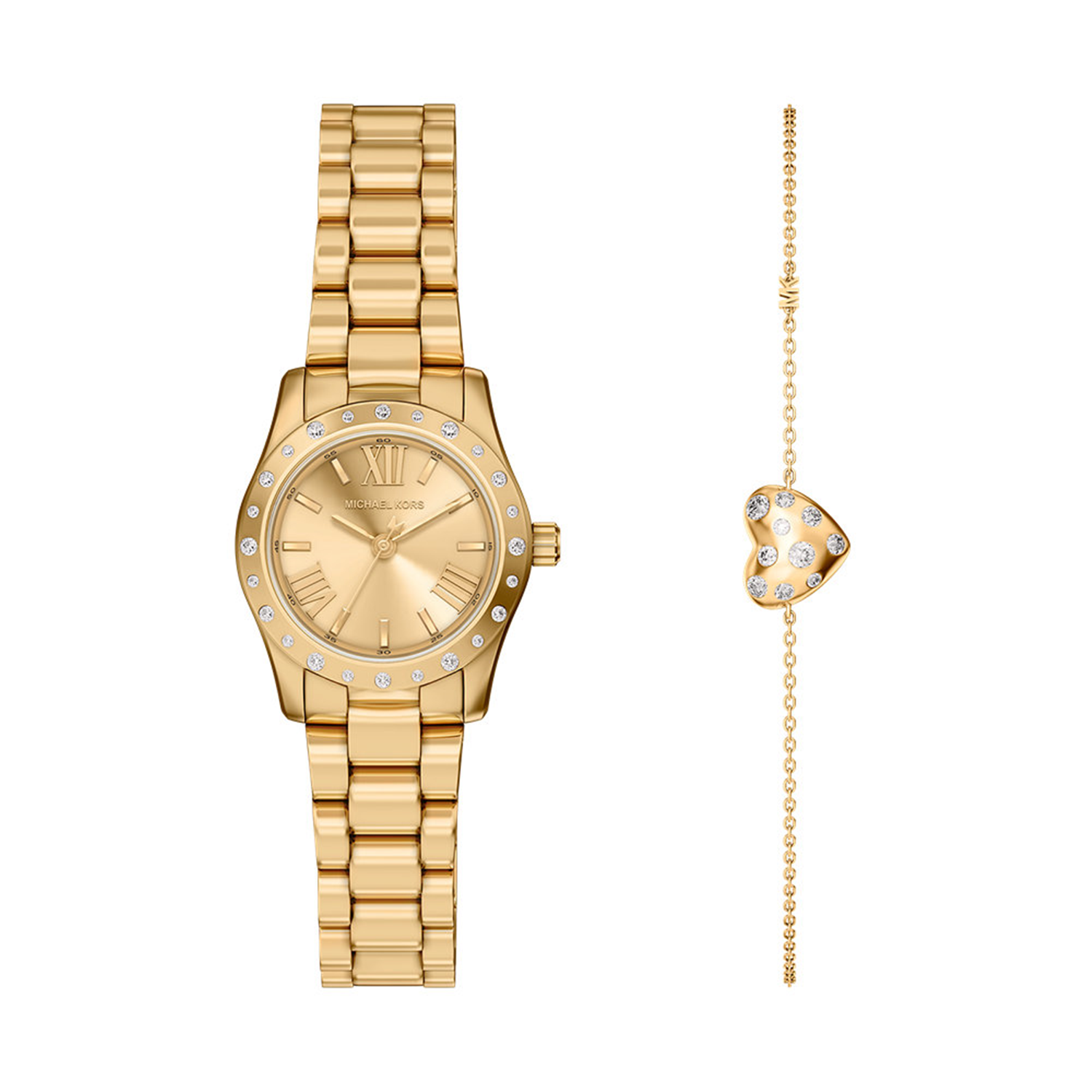 Michael Kors Lexington Gold-coloured Women's Set MK4992SET