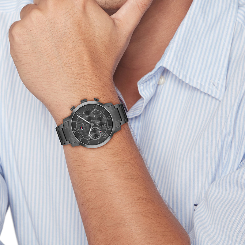 Tommy Hilfiger Grijze Herenhorloge TH1710730-zoom-