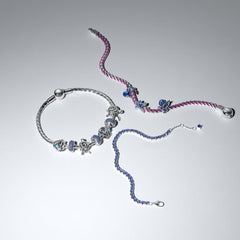 Pandora Moments 925 Sterling Silver Enamel Blue Blue Octopus Charm 794706C01