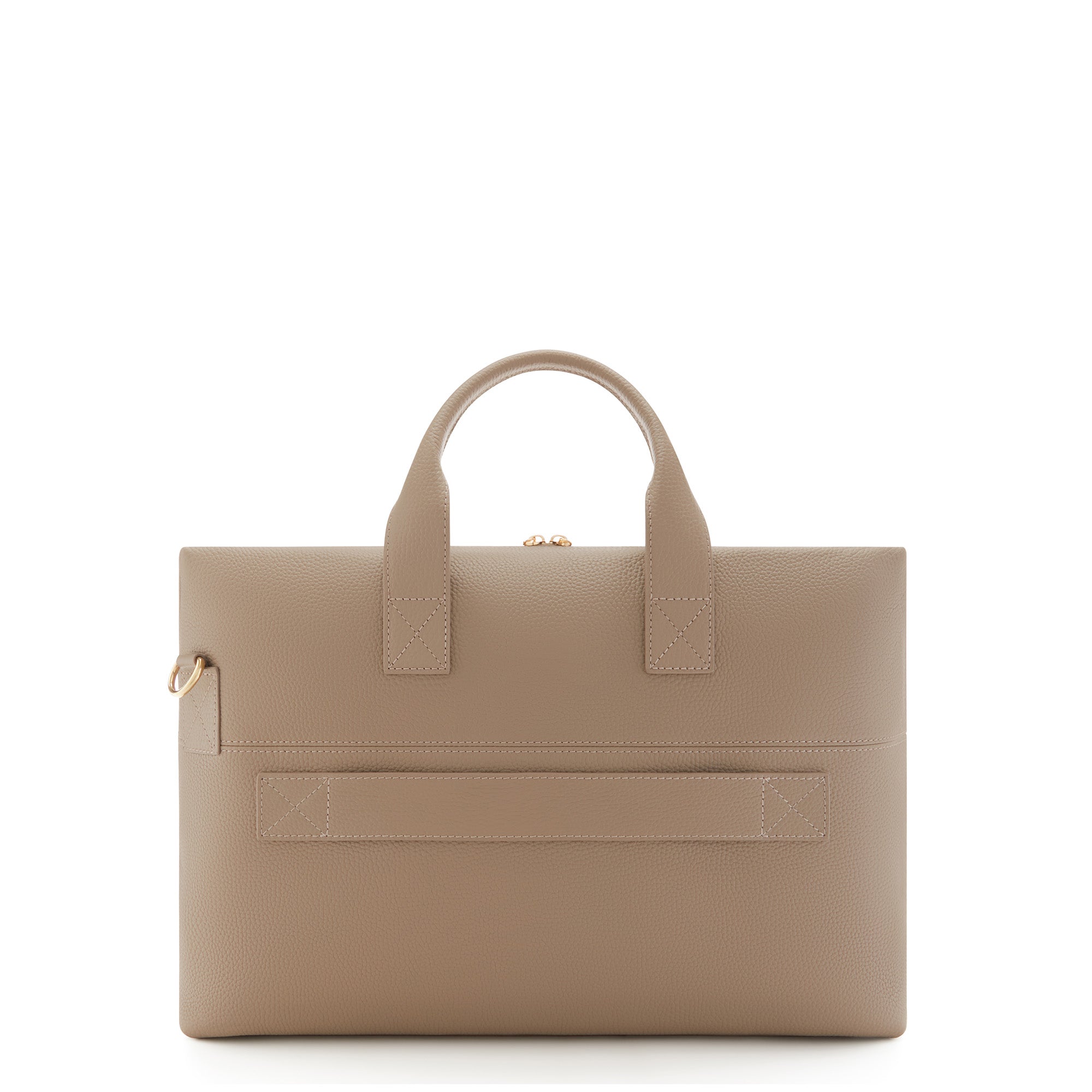 Isabel Bernard Honoré Anique Taupe Calfskin Handbag IB25070