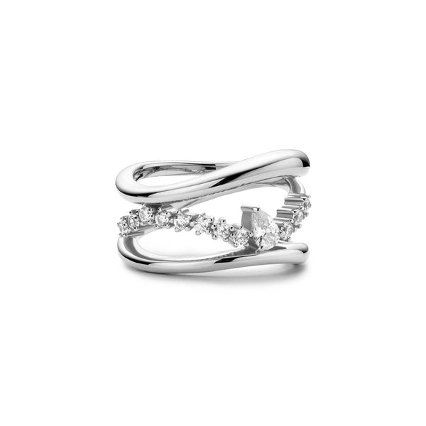 Ania Haie Ania Haie Miss Twinkle 925 Sterling Silver Ring 2002-AH-R056-02H56