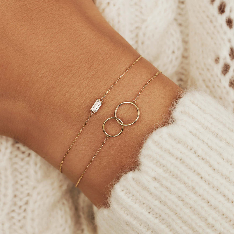 Isabel Bernard Le Marais Loulou 14 Karaat Gouden Armband IB320102 (Lengte: 18.00 cm)-zoom-