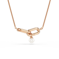 Swarovski Constella Rose Gold Coloured Necklace 5728589