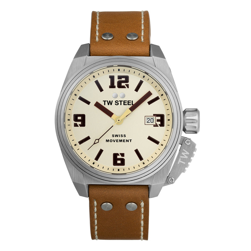 TW Steel Swiss Canteen Crème Heren Horloge 2002-TW1100-zoom-