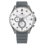 Tommy Hilfiger Max Wit Heren Horloge 2002-TH1791972