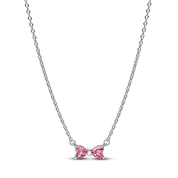 Pandora Timeless 925 Sterling Silver Bow Pendant Necklace 394235C01-45