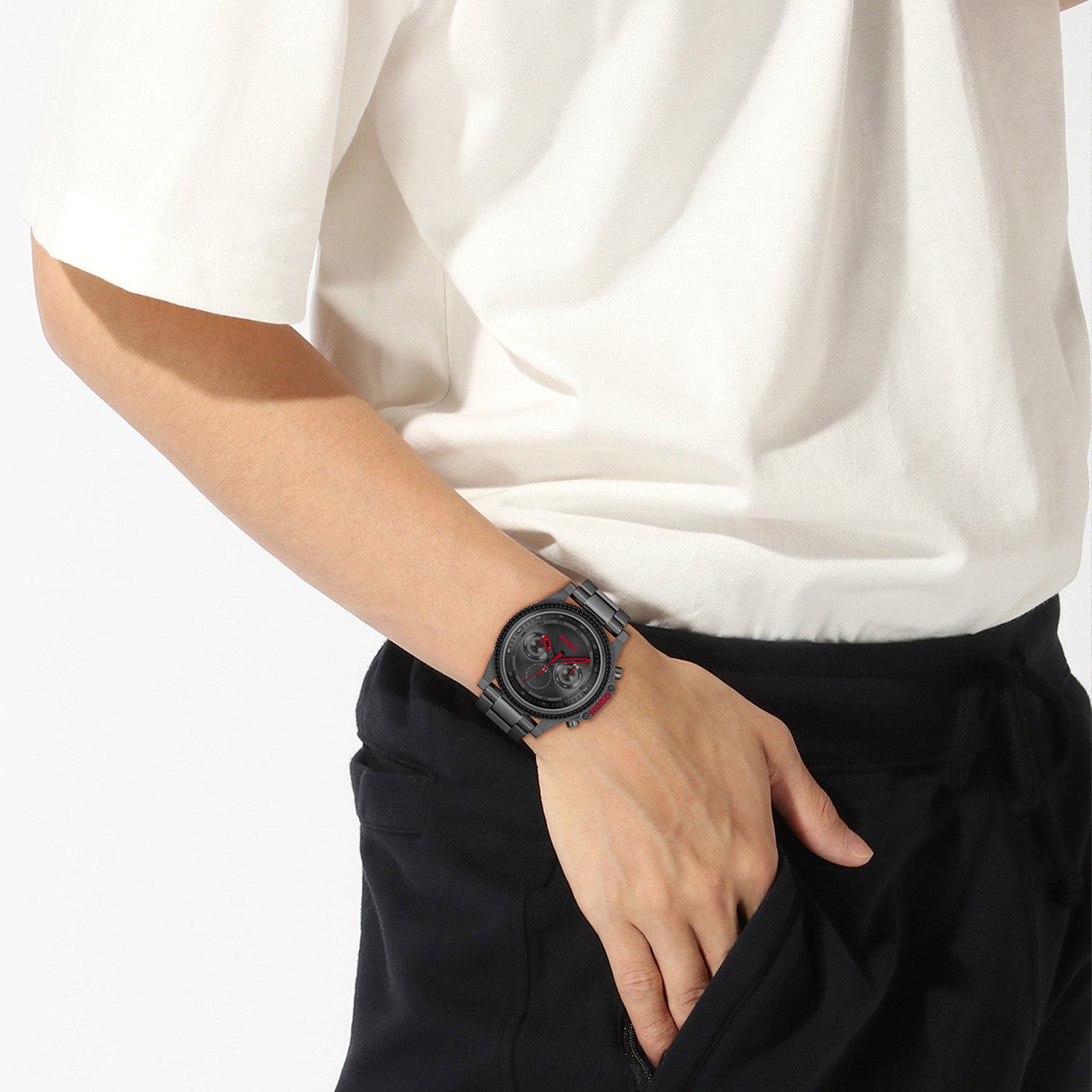 Hugo Boss HUGO #BRAVE Zwart Heren Horloge 2002-HU1530348