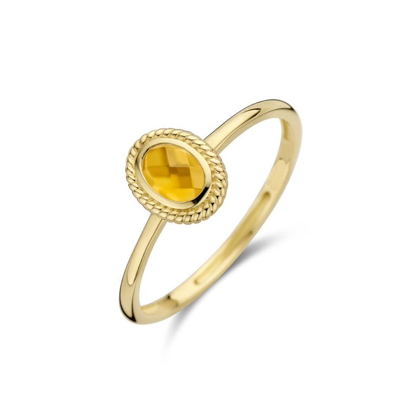 Blush 14 Karaat Gouden Ring 1239YMC/56-zoom-