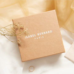 Isabel Bernard Honoré Aveline crème Leather Card Holder made of Calfskin IB27021
