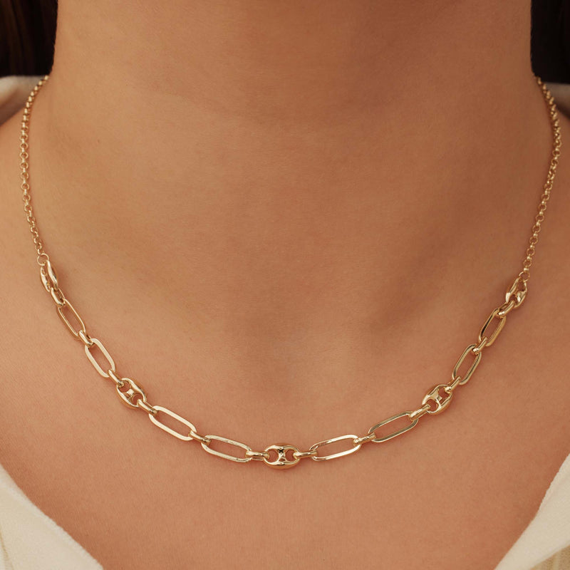 Isabel Bernard Aidee Demie 14 Karaat Gouden Collier IB340117-zoom-