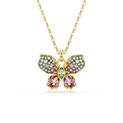Swarovski Idylli Multi Coloured Butterfly Necklace 5709950