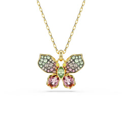 Swarovski Idylli Multi Coloured Butterfly Necklace 5709950