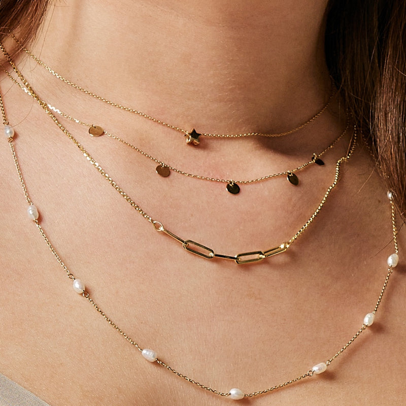 Jackie Gold 14K Golden Necklace JKN22.204-zoom-