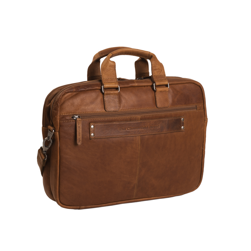 The Chesterfield Brand Seth Cognac Leather Briefcase C40.101031-zoom-