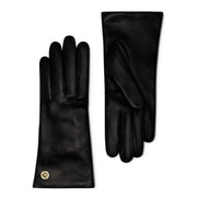 Isabel Bernard Honoré Eleanor Zwarte goatskin Leren gloves IB67000-301-